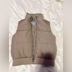 Brown Puffer Vest